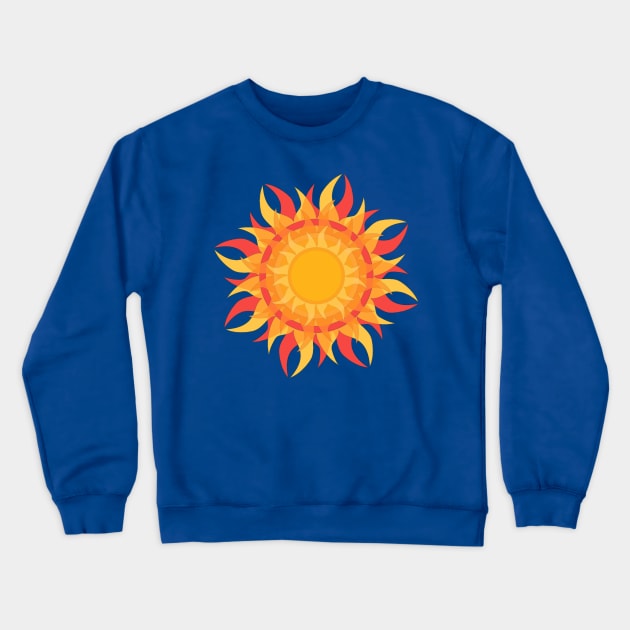 Sun Crewneck Sweatshirt by JasonLloyd